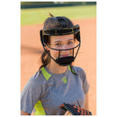 Markwort Game Face Steel Softball Safety Mask - Black - lauxsportinggoods