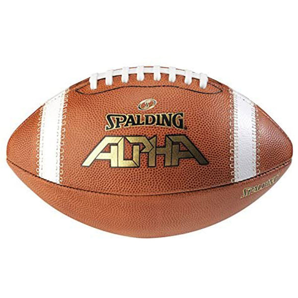 Spalding Alpha Leather Football - lauxsportinggoods
