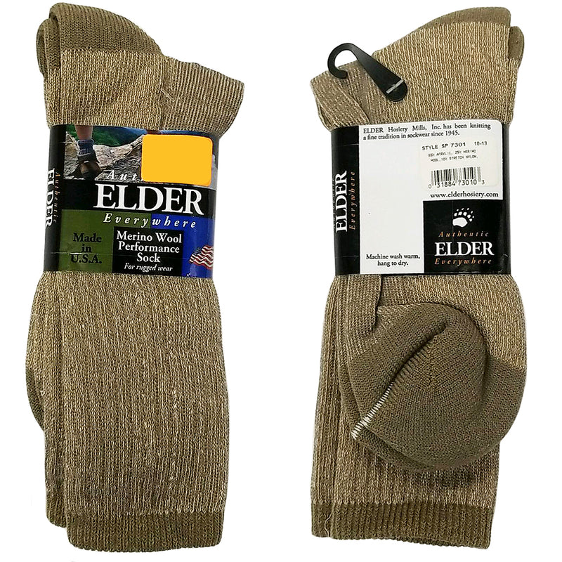 Elder Merino Wool Performance Socks-Size 10-13 - lauxsportinggoods