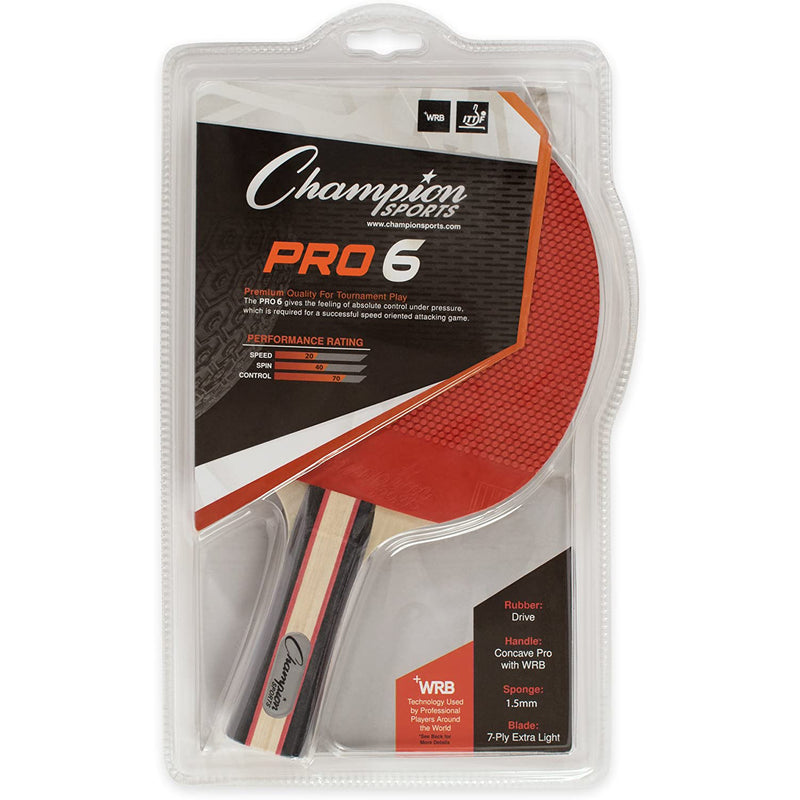Champion Sports Pro Series Rubber Face Table Tennis - lauxsportinggoods