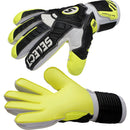 SELECT 32 All Round Soccer Goalkeeper Gloves - Yellow/Black - lauxsportinggoods
