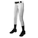 Champro Women's Tournament Low Rise Softball Pants with Side Piping - lauxsportinggoods