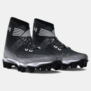 Under Armour Boy's Football Shoe Highlight Franchise - Black/White - lauxsportinggoods