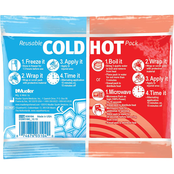 Mueller Reusable Cold-Hot Pack White 4.75 Inch X 6 Inch - EACH - lauxsportinggoods
