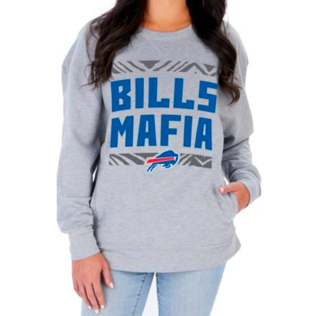 Buffalo Bills New Era Ladies Buffalo Bills Mafia Grey Knit