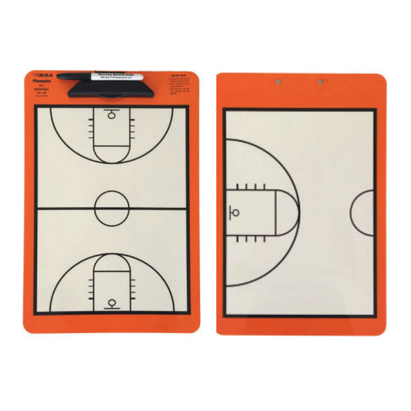 KBA Dry Erase Spirit Clipboard for Basketball - w/ Black Border - 9 x 15.5 inch - lauxsportinggoods