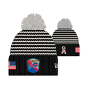 New Era Women's Buffalo Bills Military Mark NFLSL 23 Knit Hat - Black - lauxsportinggoods