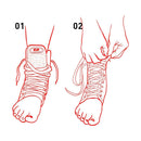 McDavid Classic Lightweight Ankle Brace - White - lauxsportinggoods