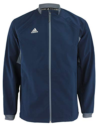 adidas Mens Climawarm Fielder's Choice Jacket, Collegiate Navy/Onix Grey, Large - lauxsportinggoods