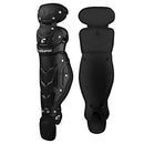 Open Box Champro Optimus MVP Leg Guards Youth 13.5 Shin Length-‎Black - lauxsportinggoods