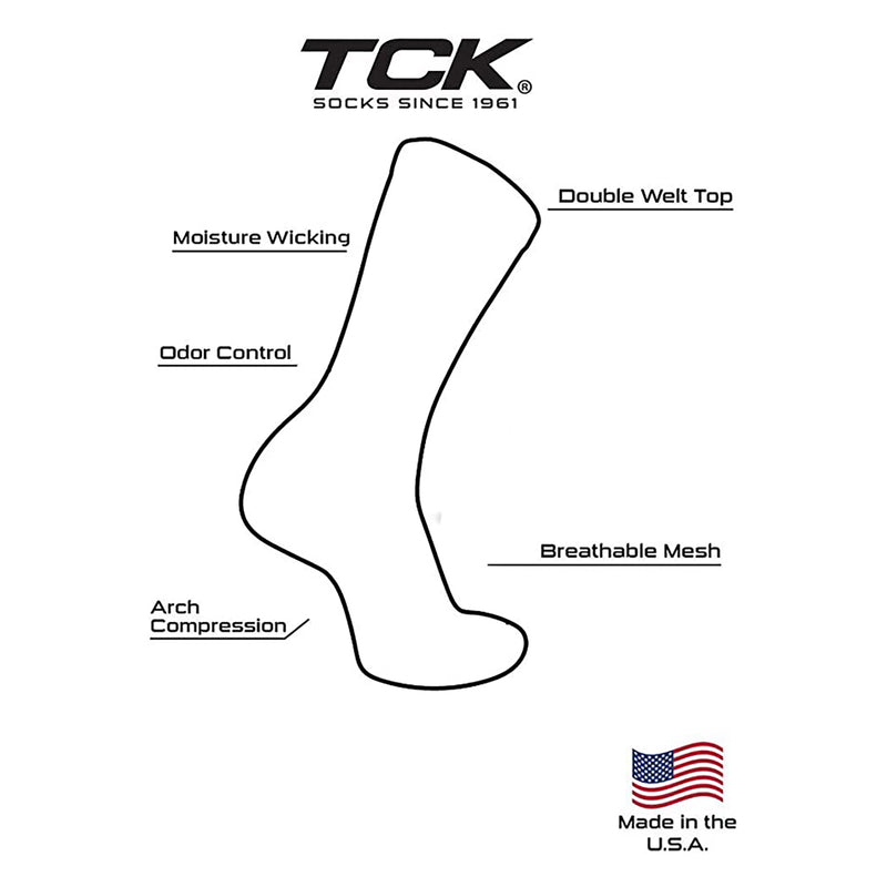 TCK Sports USA Old Glory Crew Socks - lauxsportinggoods