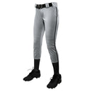 Champro Women's Tournament Low Rise Softball Pants with Side Piping - lauxsportinggoods