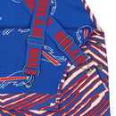 Zubaz Buffalo Bills Zebra Bib Overalls W/ Scattered Logo Liner - Royal/Red - lauxsportinggoods