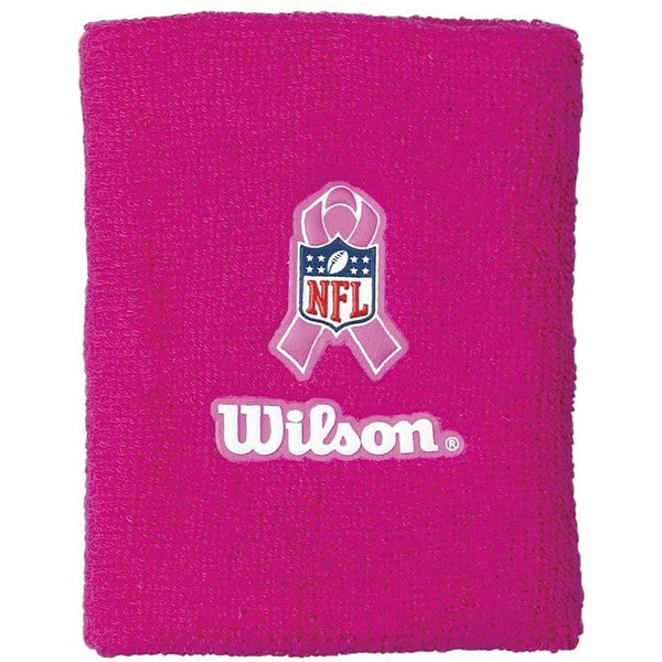Wilson Wrist coach with Nfl Bca Logo (Pink, 5-Inch) - lauxsportinggoods