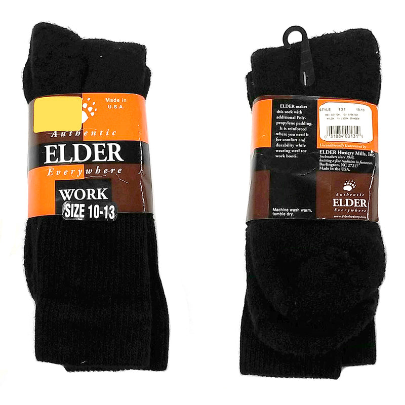 Elder Hosiery 131 Work Socks-Size 10-13 - lauxsportinggoods