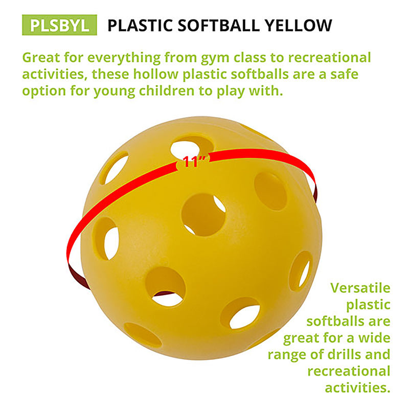 Champion Sports Plastic Soft Ball-Each - lauxsportinggoods