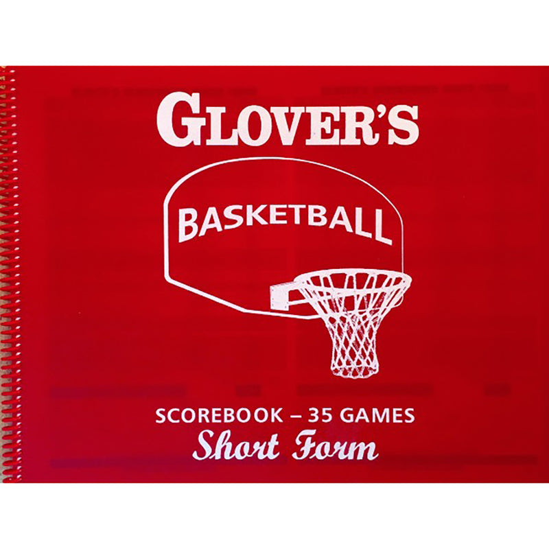 Glover's Scorebooks Basketball Short Form Scorebook (35 Games) - lauxsportinggoods