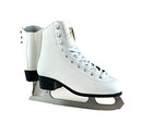 Used American Athletic Shoe Girl's Tricot Lined Ice Skates, White, 13 - lauxsportinggoods