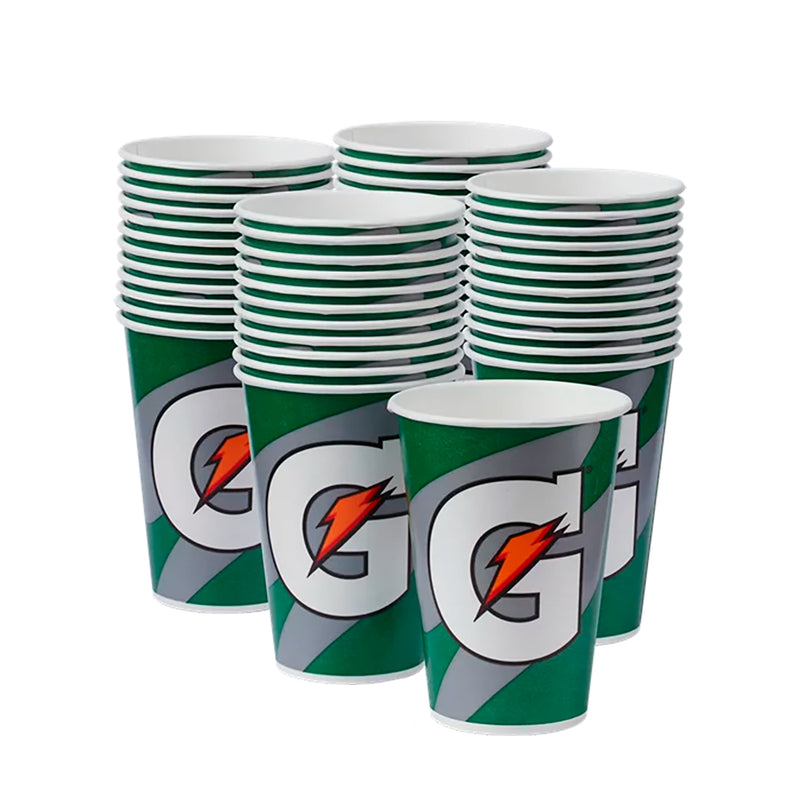 Gatorade 7 oz Disposable Paper Cups - Pack of 100 - lauxsportinggoods