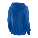 Fanatics Women's Buffalo Bills Heritage Snow Wash French Terry Lace-Up Hoodie - lauxsportinggoods
