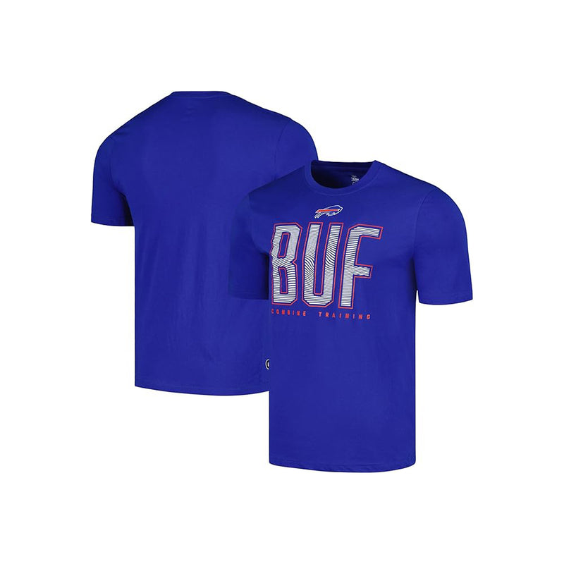 Outerstuff Men's Buffalo Bills Record Setter Short Sleeve Dri-Tek Cotton Tee - lauxsportinggoods