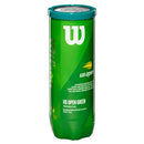 Wilson Open Green Tournament 3 Ball Can - lauxsportinggoods