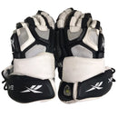 Reebok Lacrosse Men's 6K Glove - Black/White - 12-Inch - lauxsportinggoods