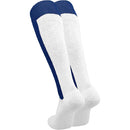 Open Box TCK Sports Premium Baseball/Softball Stirrup Socks-Medium-Navy/White - Set Of 5 - lauxsportinggoods