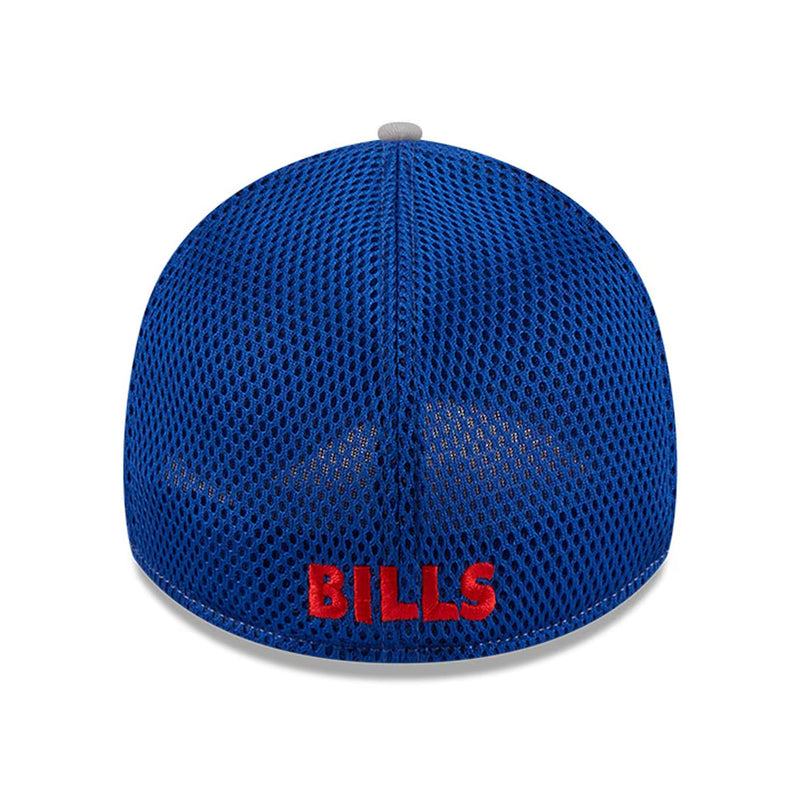 New Era Retro Buffalo Bills 3930 Pipe E3 Cap - Blue/Gray - lauxsportinggoods