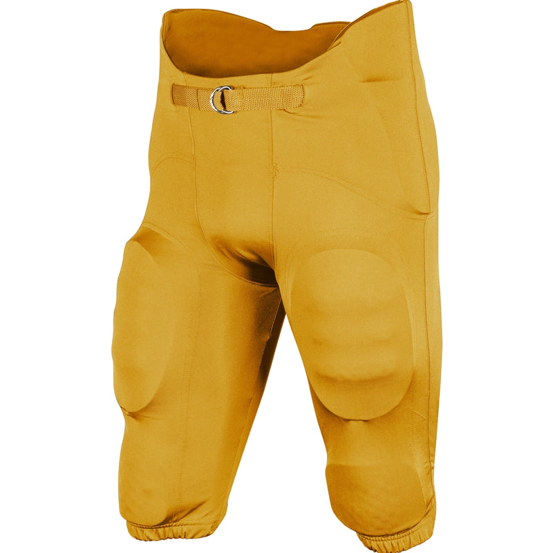 Open Box Champro Adult Terminator-2 Integrated Football Pants - Gold - Medium - lauxsportinggoods