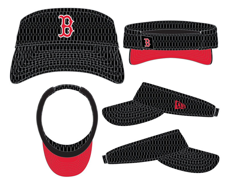New Era Boston Red Sox M Visrbasic E3 Visor Cap - Black - lauxsportinggoods