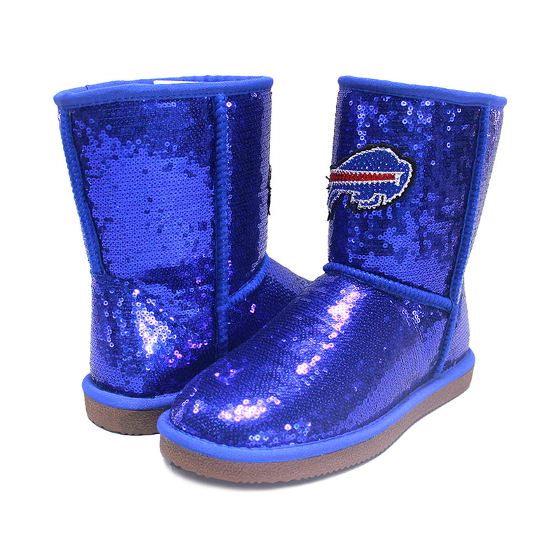 Cuce Women's Buffalo Bills Sequin Boots - lauxsportinggoods