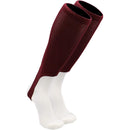 Open Box TCK Sports Adult 19-Inch Baseball/Softball Stirrups-Cut Length 7"-Maroon-Large - lauxsportinggoods
