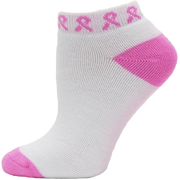 Red Lion Pinkie Ankle Socks-White-Pale Pink-Medium - lauxsportinggoods