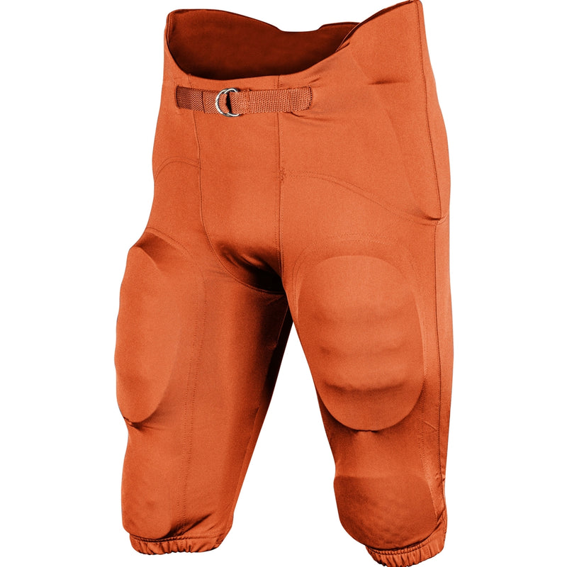 Open Box Champro Adult Terminator-2 Integrated Football Pants - Orange - Medium - lauxsportinggoods
