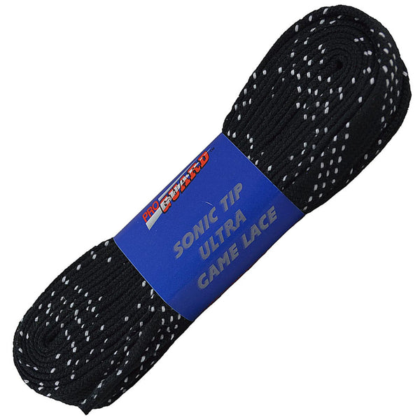 Proguard Sonic Tipped Heavy Weight Hockey Lace - Black - 108 Inch - lauxsportinggoods
