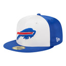 New Era Men's Buffalo Bills 5950 Satin E3 Cap - Royal/White - lauxsportinggoods
