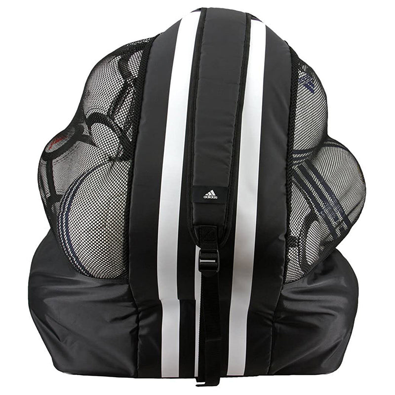 Adidas Stadium Ball Bag, Black/White, ONE SIZE - lauxsportinggoods