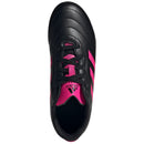 Adidas Goletto VIII FG J Core Youth Soccer Cleats - Black/Shock Pink - lauxsportinggoods