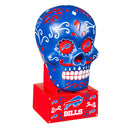 Evergreen Buffalo Bills Sugar Skull Statue - Blue - lauxsportinggoods