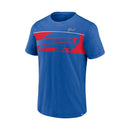 Fanatics Men's Buffalo Bills Fundamentals Slub Blocked S/S Crew Neck Tee - lauxsportinggoods