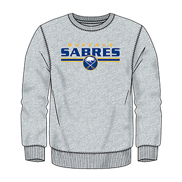 Fanatics Men's NHL Buffalo Sabres Crew Cotton Fleece Sweatshirt - lauxsportinggoods