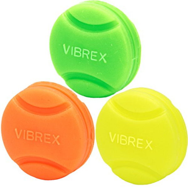 Tourna VIBREX Neon Vibration Dampener-3 Pack - lauxsportinggoods