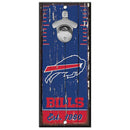 WinCraft Buffalo Bills Bottle Opener Wood Sign-5"x11" - lauxsportinggoods