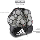 Adidas Stadium Ball Bag - Black/White - lauxsportinggoods