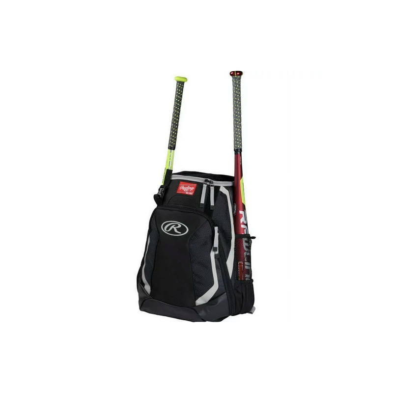 Rawlings R500-BK Baseball Backpack Black - lauxsportinggoods