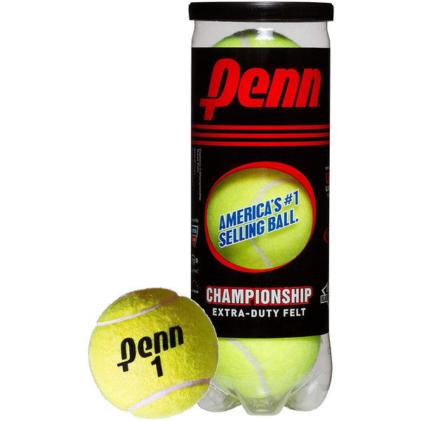 Penn-Tennis Balls-Championship Extra-Duty Felt-3 per can - lauxsportinggoods