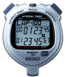 Seiko 100 Lap Memory For Interval Training - lauxsportinggoods