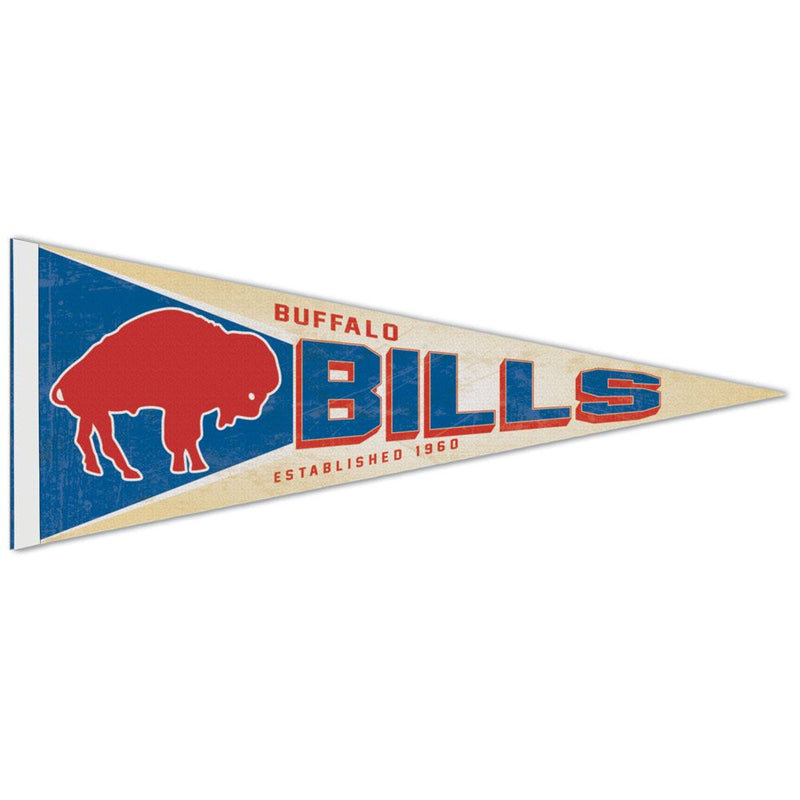 Wincraft Buffalo Bills/Classic Logo RETRO Premium Pennant 12" x 30" - lauxsportinggoods