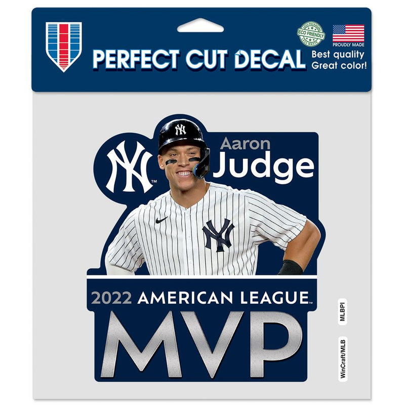 Wincraft New York Yankees Aaron Judge Perfect Cut Color Decal - 8 x 8 inch - lauxsportinggoods